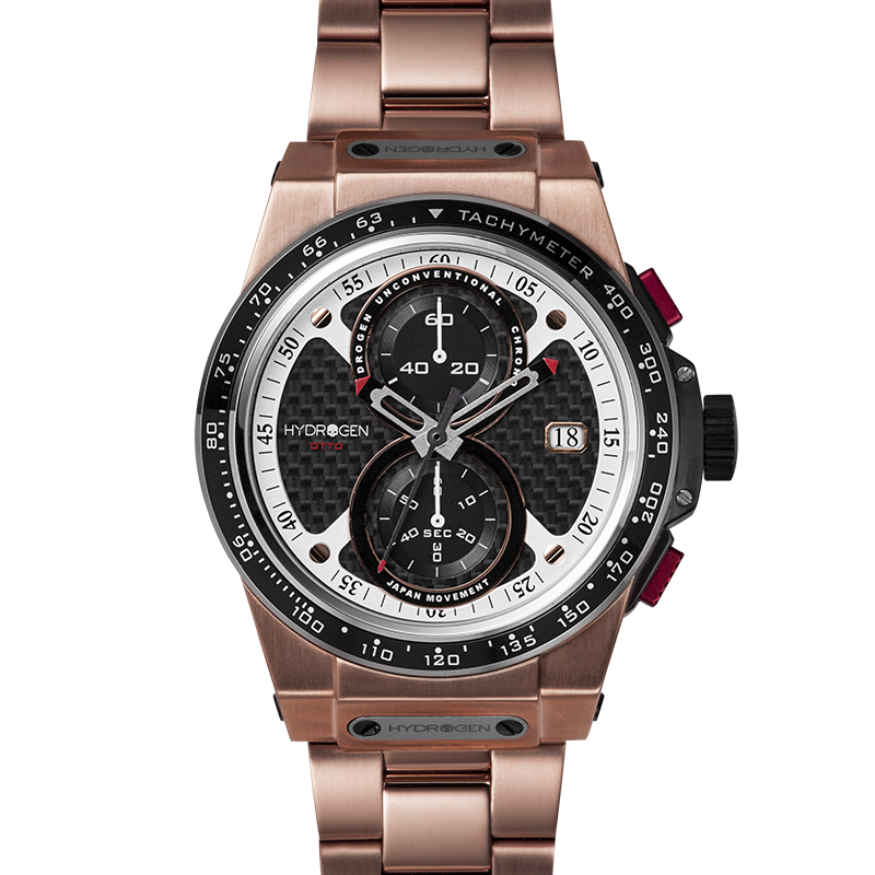 Otto Chrono All Rose Gold Watch